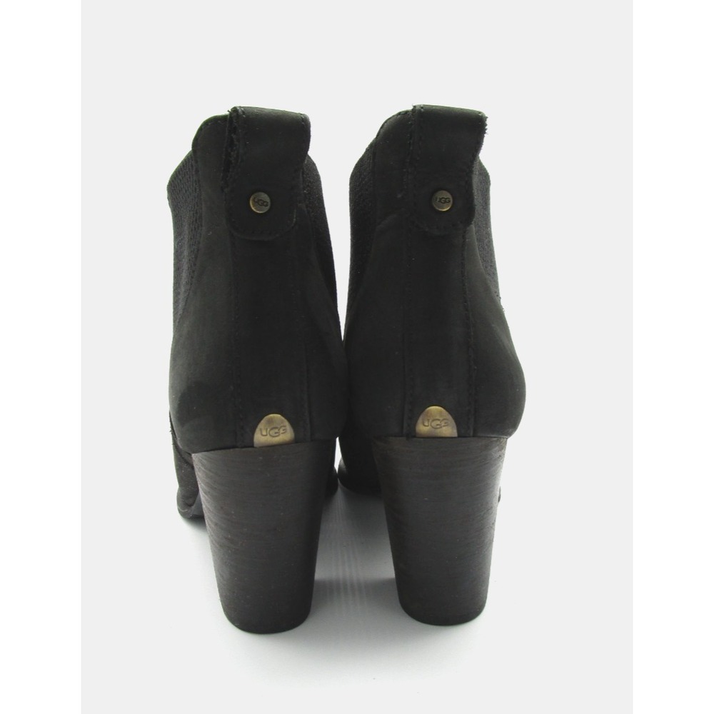UGG Suede Chelsea Ankle Booties Cobie Black Womens Sz 8.5 EUC - Picture 5 of 7